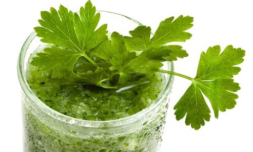 Green Smoothie mit Petersilie Green Smoothie mit Petersilie