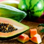 Melone-Papaya Smoothie Green Smoothie mit Melone & Papaya